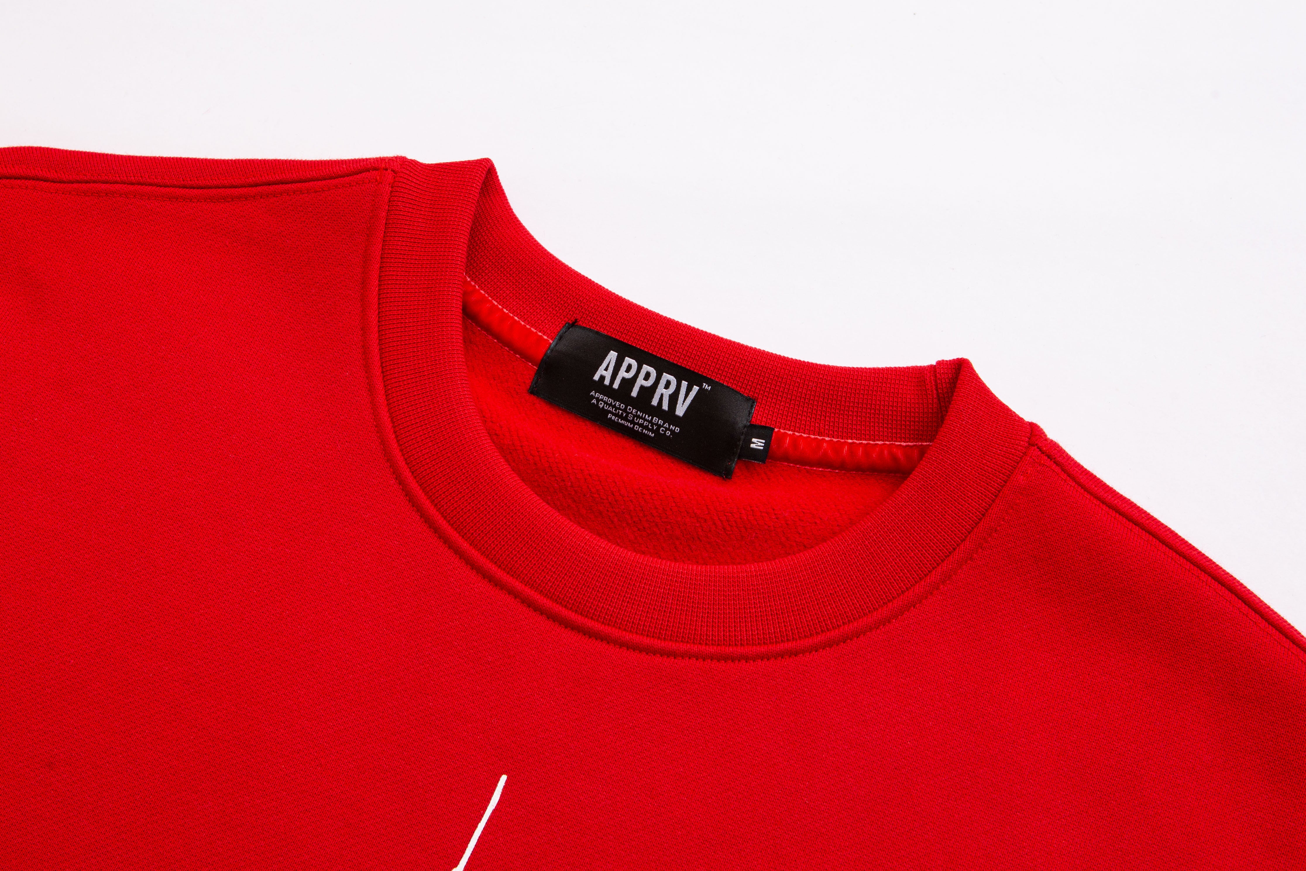 SKYLINE CREW NECK - RED