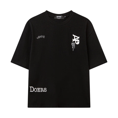 DOERS AND BELIEVERS TEE- BLACK