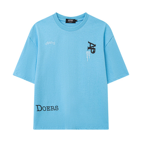 DOERS AND BELIEVERS TEE- LIGHT BLUE