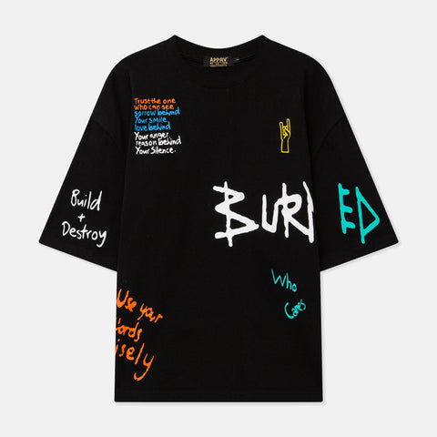 ENDLESS STORIES TEE- BLACK