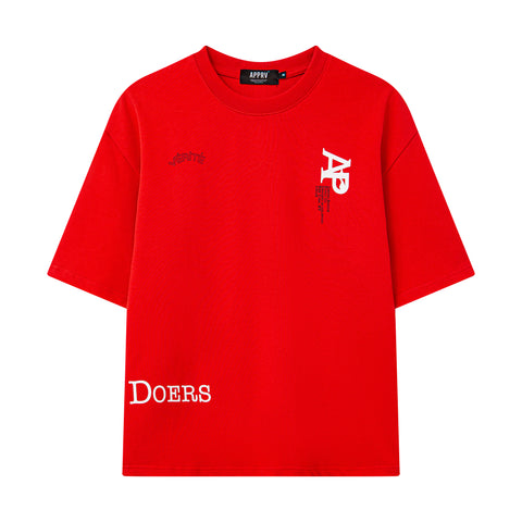 DOERS AND BELIEVERS TEE- RED