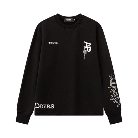 DOERS & BELIEVERS CREWNECK - BLACK