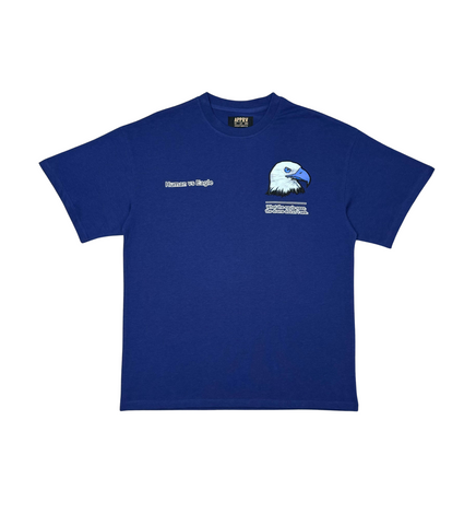 HUMAN vs EAGLE TEE - NAVY