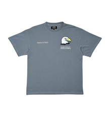 HUMAN vs EAGLE TEE - LIGHT GREY