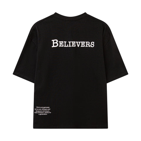 DOERS AND BELIEVERS TEE- BLACK