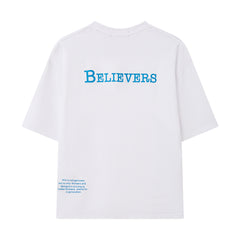 DOERS AND BELIEVERS TEE- WHITE