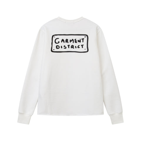 SKYLINE CREW NECK - WHITE