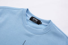 SKYLINE CREW NECK - LIGHT BLUE