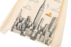 SKYLINE CREW NECK - CREAM