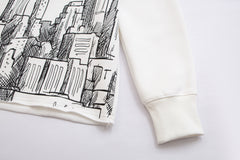 SKYLINE CREW NECK - WHITE