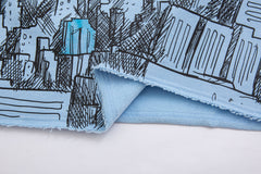 SKYLINE CREW NECK - LIGHT BLUE