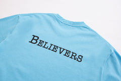 DOERS AND BELIEVERS TEE- LIGHT BLUE